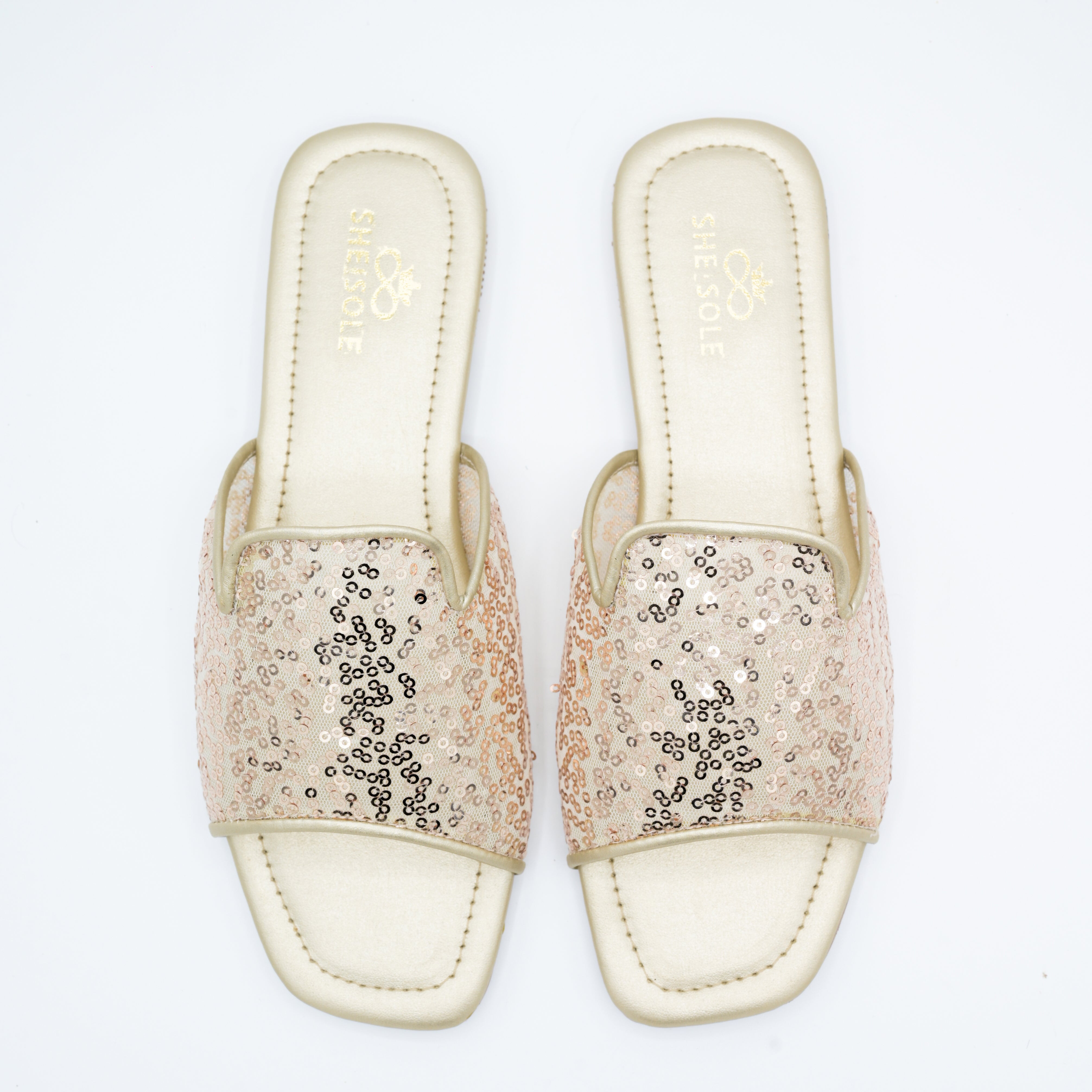 Gleam Gold Flats