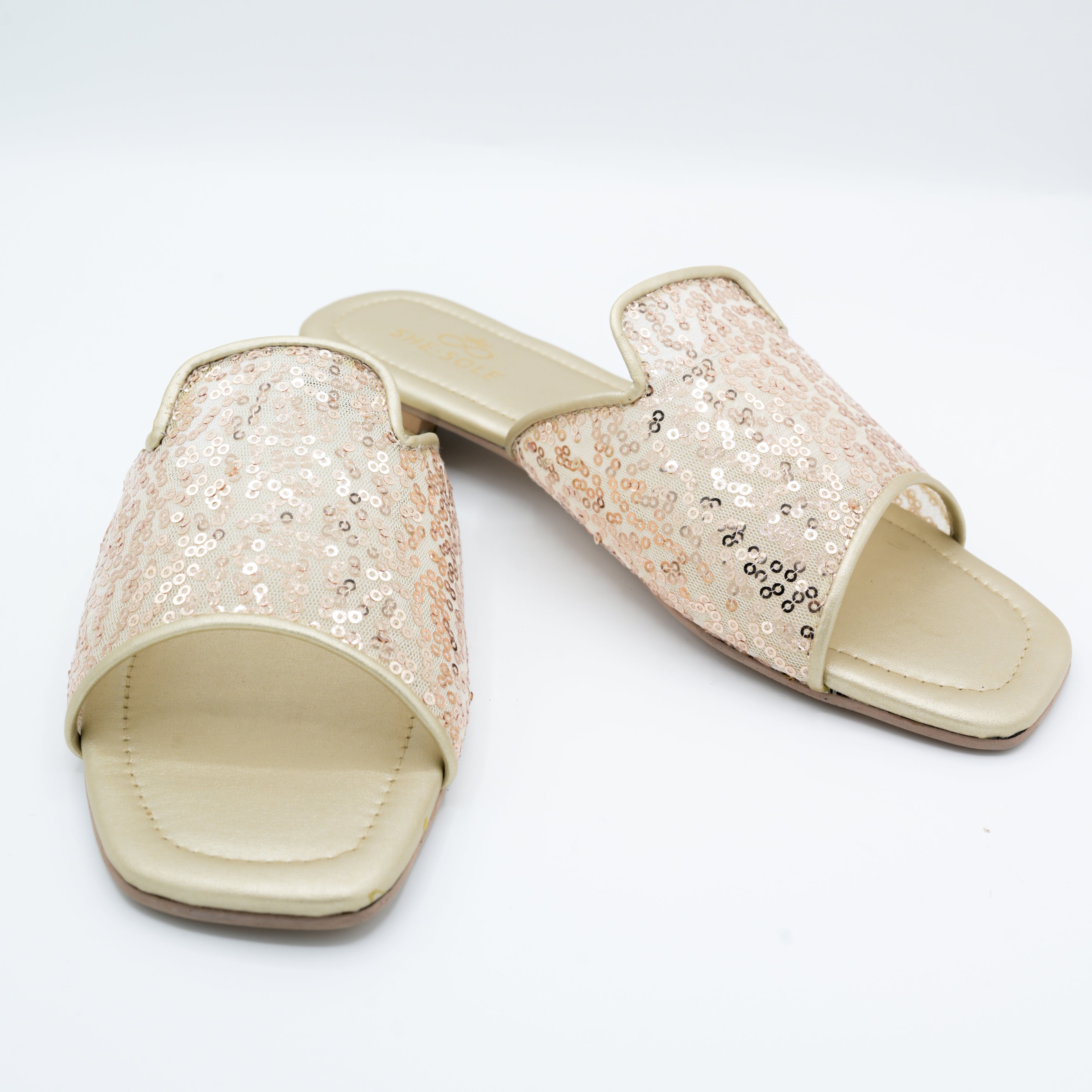Gleam Gold Flats