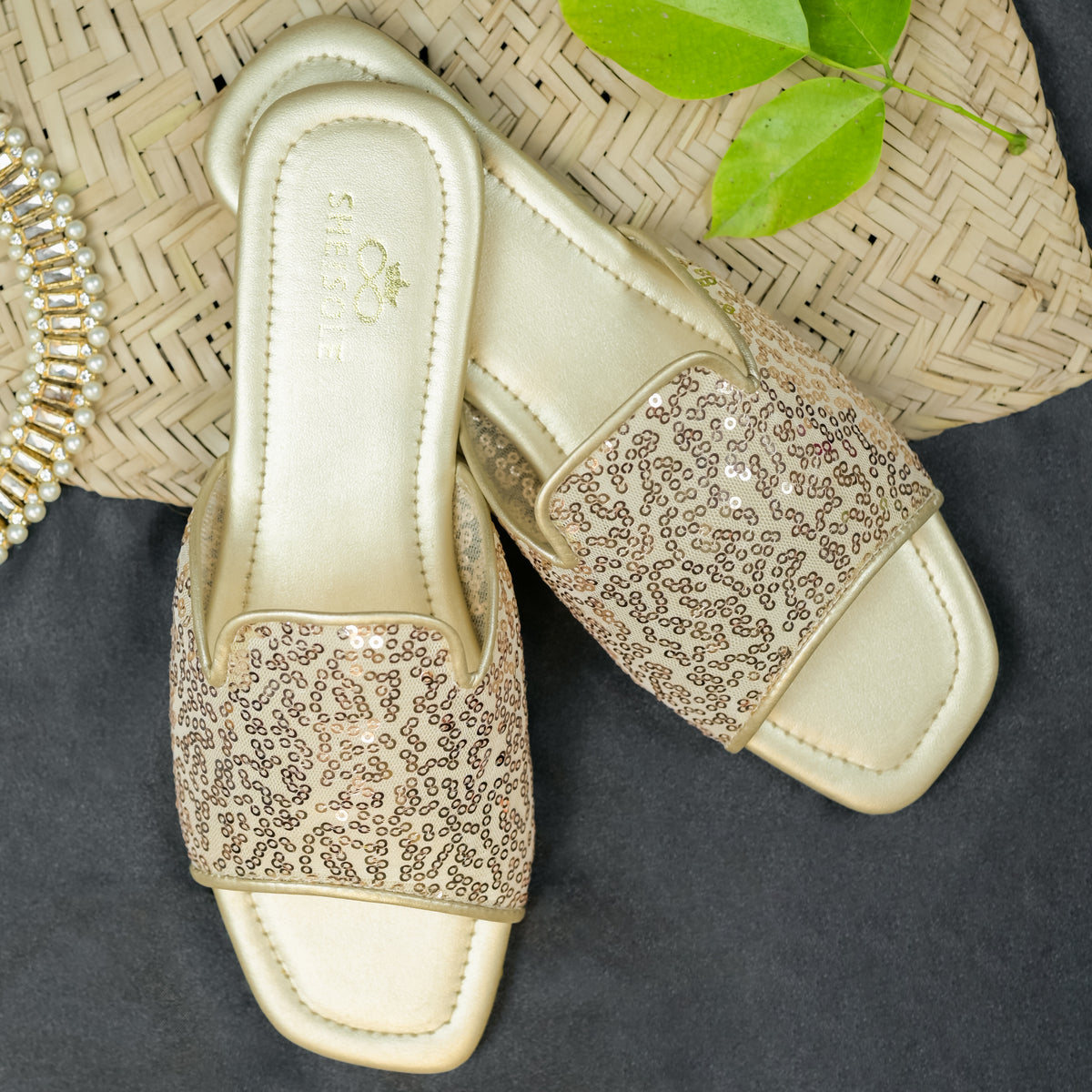 Gleam Gold Flats