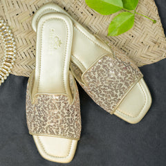 Gleam Gold Flats