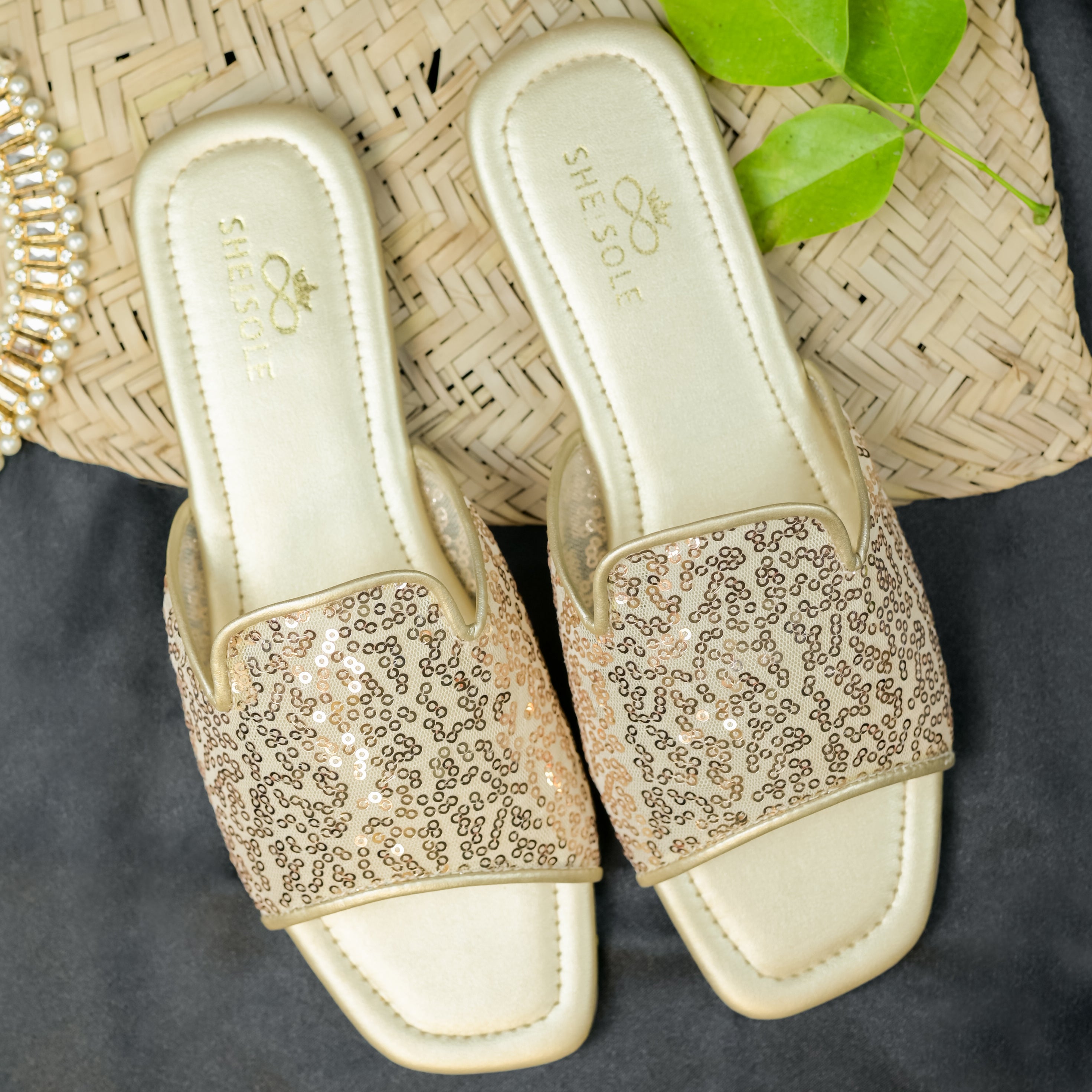 Gleam Gold Flats